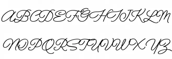 Kinderline Script DEMO Polices MAJUSCULES
