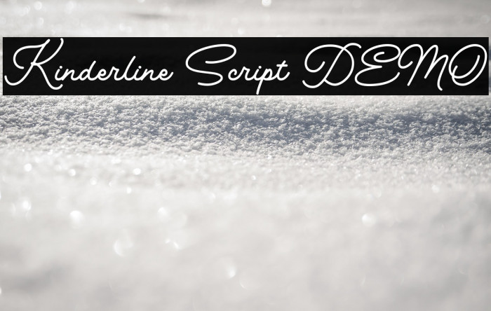 Kinderline Script DEMO Example 1