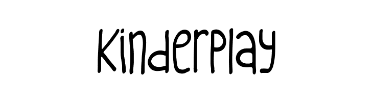 Kinderplay  नि: शुल्क फ़ॉन्ट्स डाउनलोड