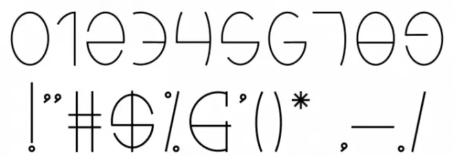 Kinders Font OTHER CHARS