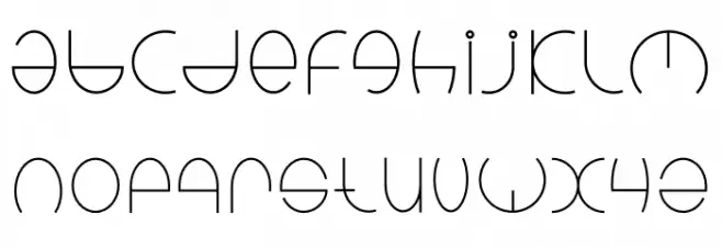 Kinders Font LOWERCASE