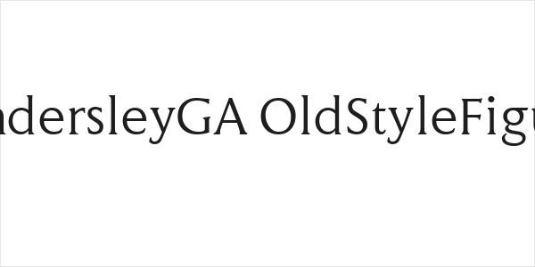 KindersleyGA OldStyleFigure Logo