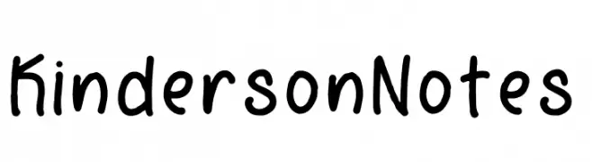 Kinderson Notes  Frei Schriftart Herunterladen