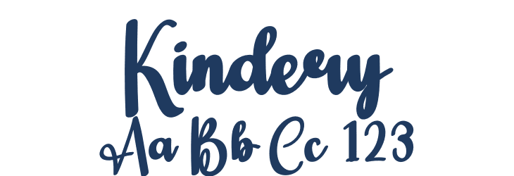 Kindery Font Preview