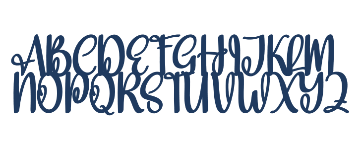 Kindery Uppercase