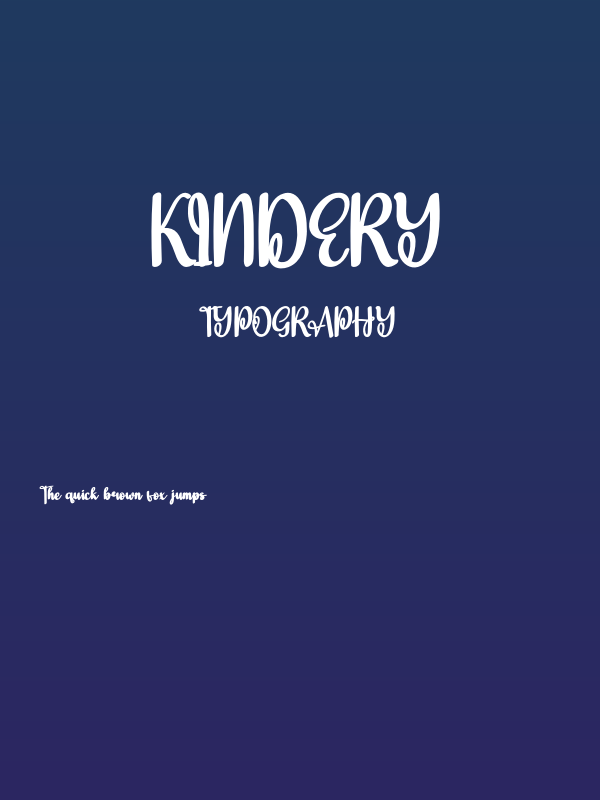 Kindery Poster
