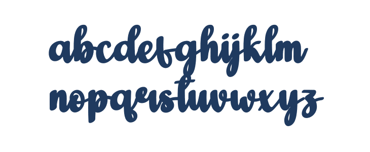 Kindery Lowercase