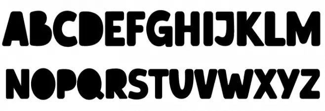 Kinderzone Font Litere mari