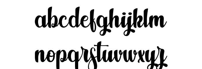 Kindly Jasmine Font LOWERCASE