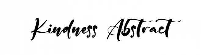 Kindness Abstract  नि: शुल्क फ़ॉन्ट्स डाउनलोड