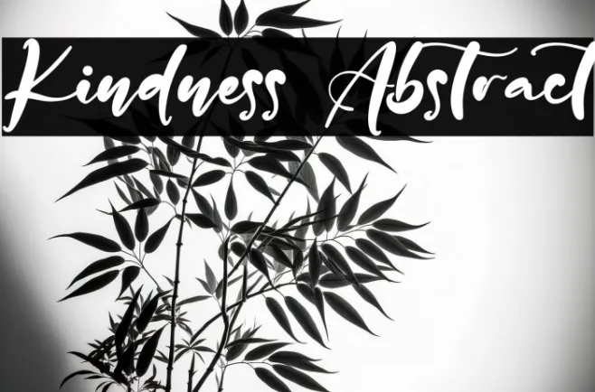 Kindness Abstract Example 1