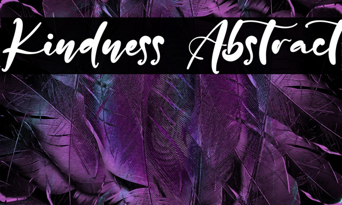 Kindness Abstract Example 2