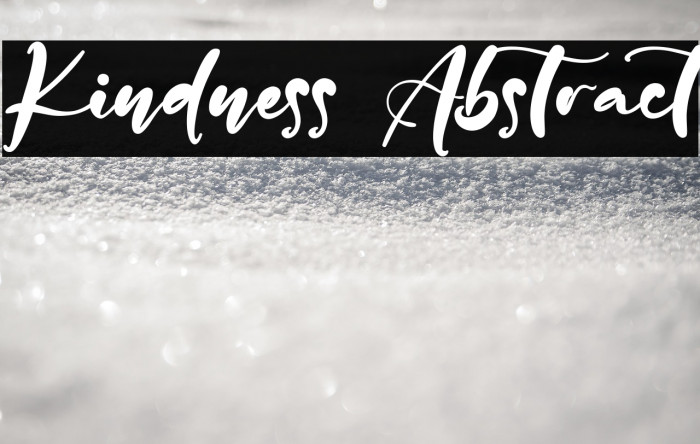 Kindness Abstract Example 3