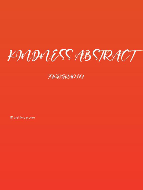 Kindness Abstract Poster