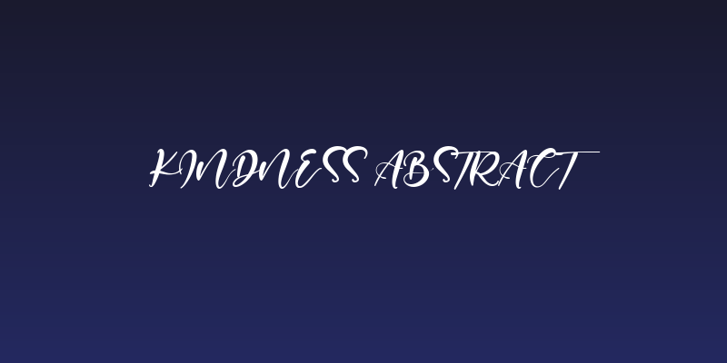 Kindness Abstract Social Header