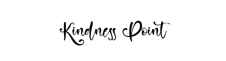 Kindness Point  フリーフォントのダウンロード