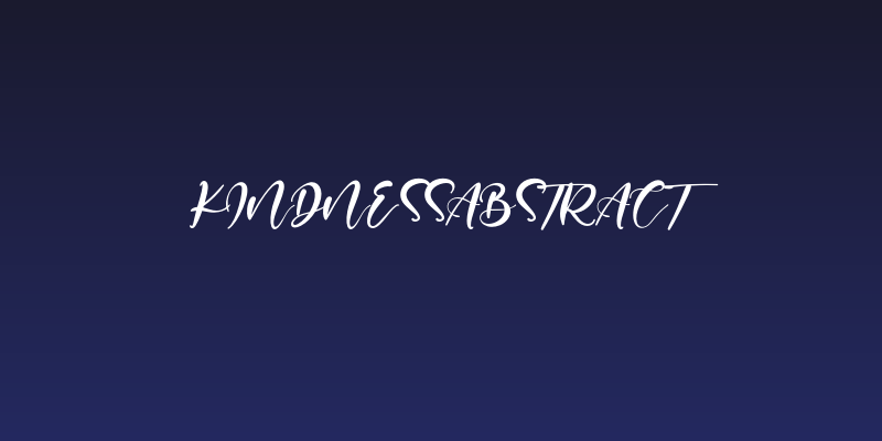 KindnessAbstract Social Header