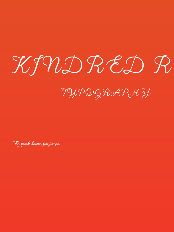 Kindred Rosewood Free Regular Poster