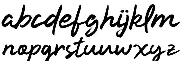 KindsonFree Font LOWERCASE