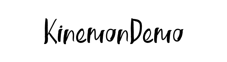 KinemonDemo  नि: शुल्क फ़ॉन्ट्स डाउनलोड
