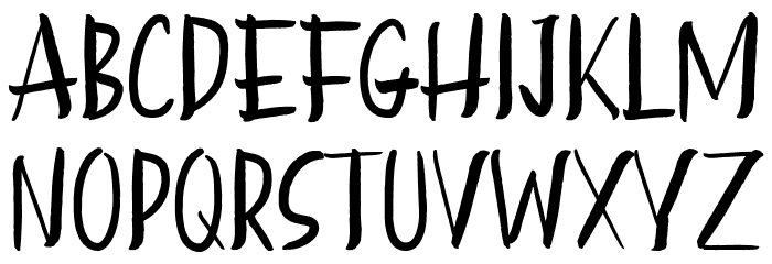 KinemonDemo Font Litere mari