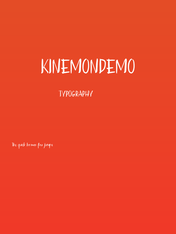 KinemonDemo Poster