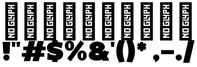 Kines Regular Font OTHER CHARS