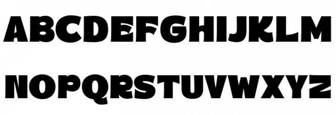 Kines Regular Font UPPERCASE