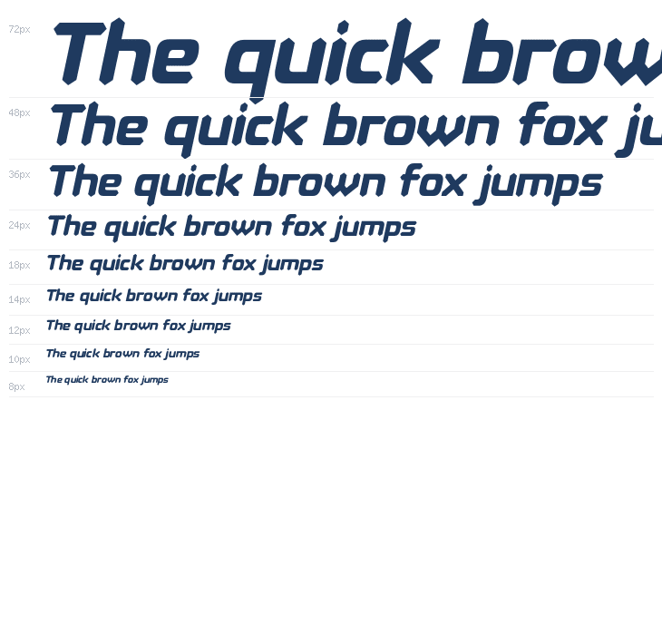 Kinesthesia SemiBold Italic Waterfall