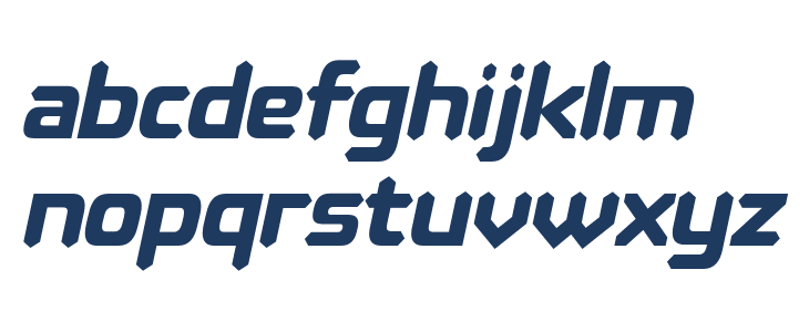 Kinesthesia SemiBold Italic Lowercase
