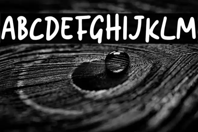 Kinethick - DEMO Font examples