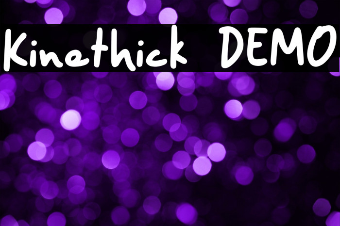 Kinethick - DEMO Example 1