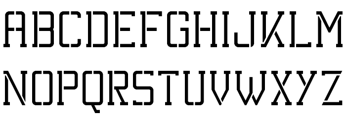 Kinetic Extreme Regular Font LOWERCASE