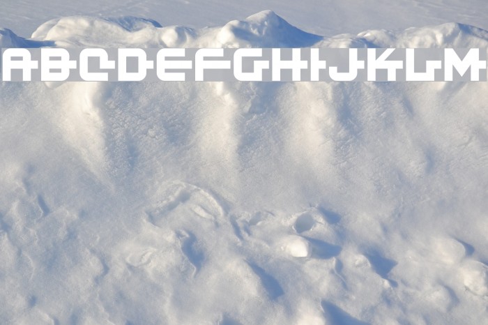 Kinex 2 Font examples