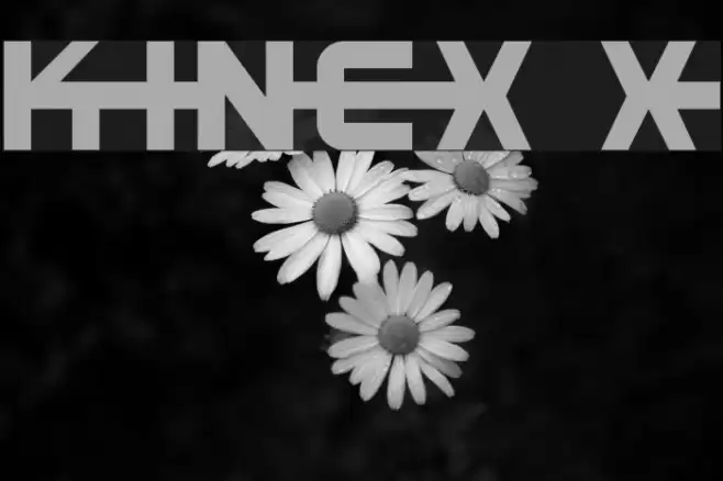 Kinex X Font examples