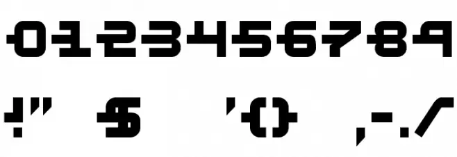 Kinex Font OTHER CHARS