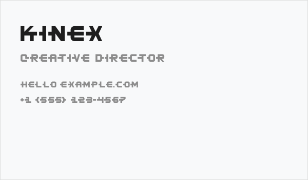Kinex Business Card