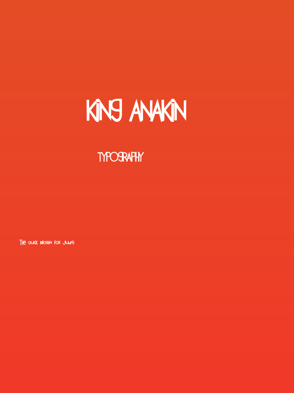 King Anakin 2 Poster