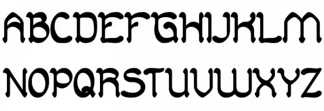 King And Queen Font UPPERCASE