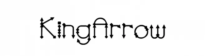King Arrow  Frei Schriftart Herunterladen