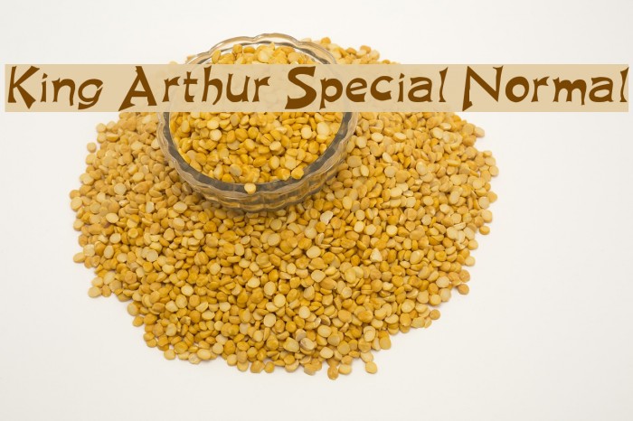 King Arthur Special Normal Font examples