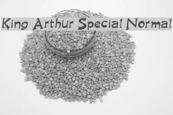 King Arthur Special Normal Шрифта examples
