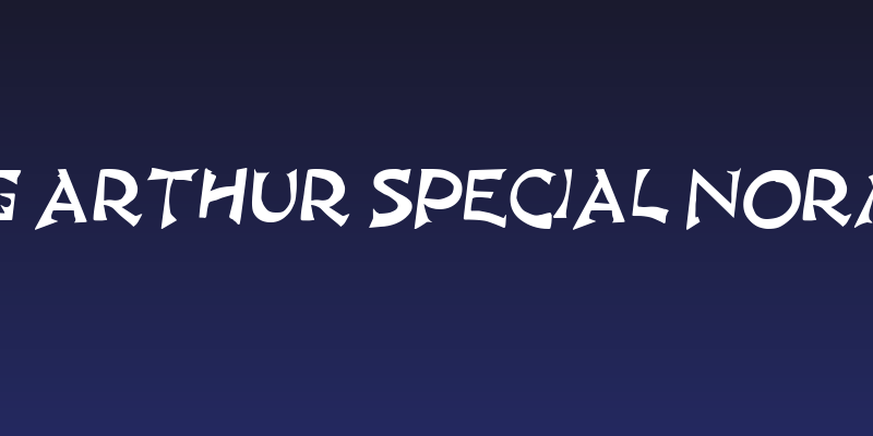 King Arthur Special Normal Social Header
