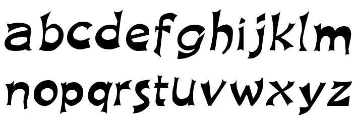 King Arthur Special Normal Font LOWERCASE