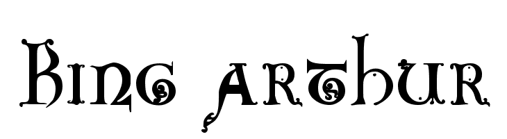 King Arthur  フリーフォントのダウンロード