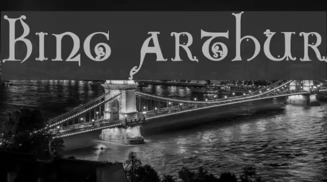 King Arthur Font examples