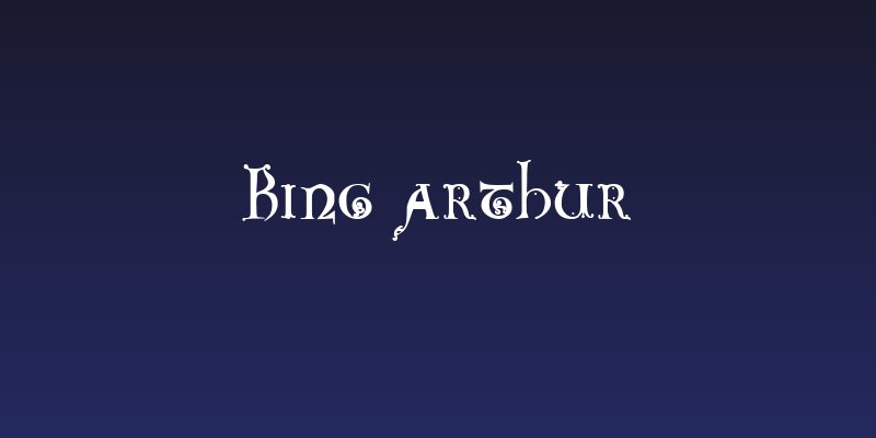 King Arthur Social Header