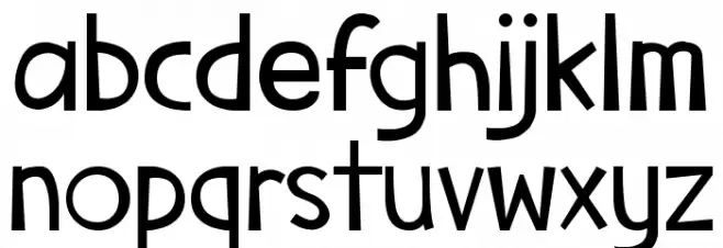 King Charles Font LOWERCASE