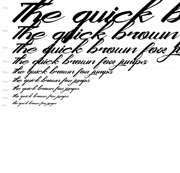 King City Free Font Waterfall