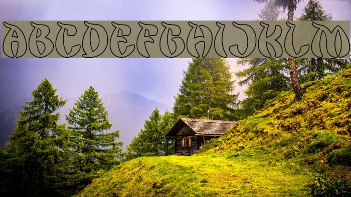 King Cobra-Hollow Font examples